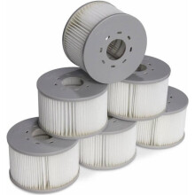 Filter für aufblasbare Whirlpools – WASDK – MSPA V2 – 6er-Pack Filterkartuschen – Ø 106 cm – 100 % recycelbar