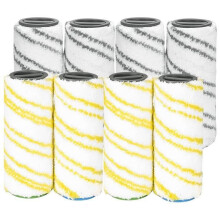 Reinigungszubehör – SODIAL – 8er-Set Rollen – Kompatibel mit Kärcher FC7, FC5, FC3, FC3D – Gemischt