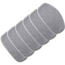 6 Ersatzpads für Leifheit Cleantenso Dampfreiniger, Dampfmopp, Wischmopp für die Tiefenreinigung