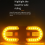 Intermitentes y luces traseras LED para bicicleta con control remoto. 1