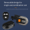 Intermitentes y luces traseras LED para bicicleta con control remoto. 5