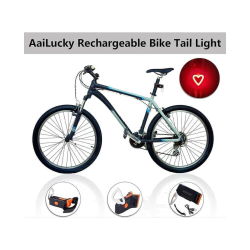Feu arrière de vélo LED rechargeable 2025 pour une utilisation nocturne 1