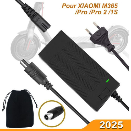 Φορτιστής ηλεκτρικού σκούτερ Xiaomi M365/Essential/1S/Pro/Pro2, γρήγορος φορτιστής 42V 2A,