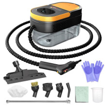 Ατμοκαθαριστής χειρός 2500W 1600ml - Χρόνος θέρμανσης 15 δευτ. - Υψηλή πίεση 3,0 Bar -