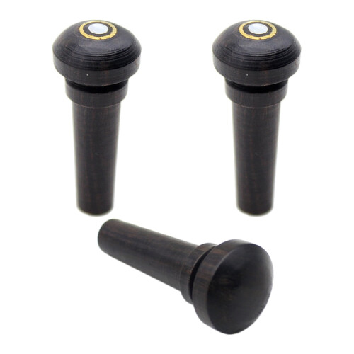 Violin End Nail Tuner Black 3 Pcs