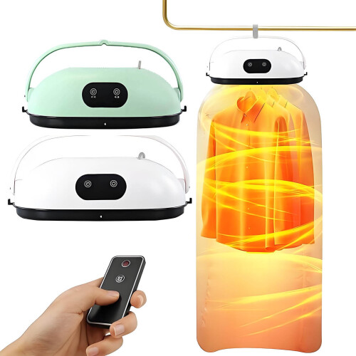 Portable Clothes Dryer with Timer and Foldable Design