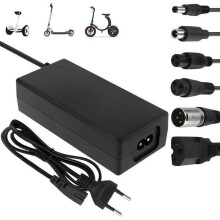 Charger for Xiaomi M365, 42V 2A Electric Scooter Charger, AC Adapter for Xiaomi M365, Ninebot, etc. with 6 Connectors