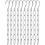 Space Saving Hangers Collapsible Metal 10 Pcs 1