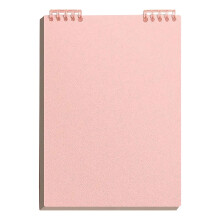 A5 Lined Spiral Notebook Top-Bound Thick Plastic Cover 120