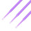 Paint Brushes Set Purple Disposable Touch-Up Applicator 7