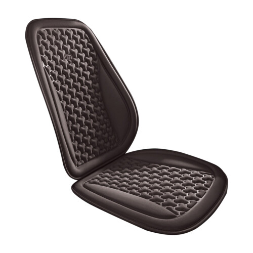 Coffee Car Seat Cushion and Backrest Combo with Adjustable