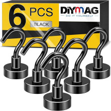Magnetic Hooks Heavy Duty 30 lbs 20 Pack Silver