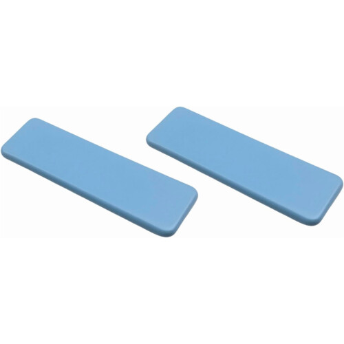 Wooden Cabinet Handles Blue Round Solid Wood Drawer Pulls 2