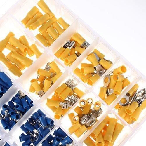 Marchelec 480PCS Μονωμένοι ακροδέκτες πτύχωσης, επίπεδη ηλεκτρική σύνδεση, συλλο 1