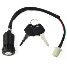 Motorcycle Ignition Key Barrel Switch 4-Wire 1 Piece