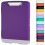Deep Purple Clipboard with Storage 8.5" x 11" 1