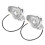 Motorcycle Fog Lights Small Lamp 2 Pcs 1