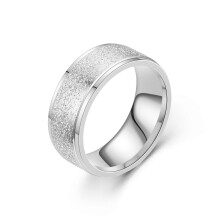 Frosted Couple Ring Adjustable Size