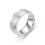Frosted Couple Ring Adjustable Size 1