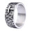 Men's Stainless Steel Cross Ring Silver Size 13 1