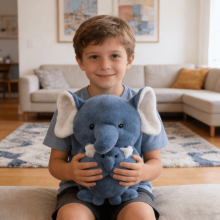 Cute Animal Plush Toy Soft Huggable Detailed 1 Piece