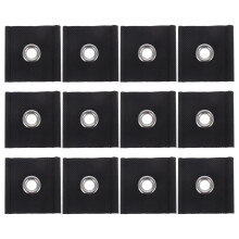 Black PVC-Coated Hooks for RV Cover Tent Awning Outdoor Use