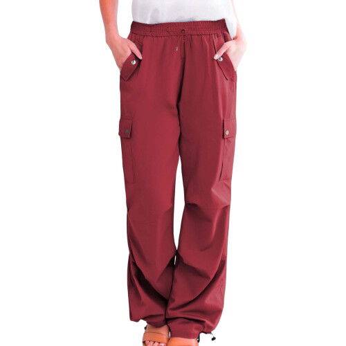 Women's Soft Stretch Straight Leg Cargo Pants 1 Pair 1