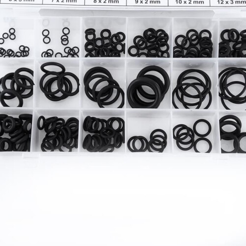 225pcs Assorted Rubber O-Ring Seals Trim Assortment for Car 1