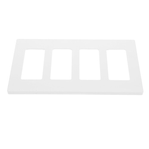 Light Switch Cover Plate Screwless 4-Gang