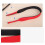 Neoprene Glasses Strap Red Universal 1 Set 42 x 0.8 in 1