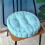 Cushion Corn Kernel Corduroy Chair Pillow Sky Blue 1-Pack 1