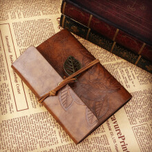 GOOHOCHY Vintage Notebook PU Cover 85 Sheets 15x10cm