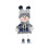 Blue Fabric Snowman Plush Doll with Hat and Scarf 1