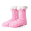 Women's Slipper Socks with Grippers and Sherpa Lining 1