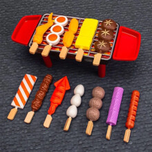Simulated BBQ Toy Set for Kids with Grill Skewers
