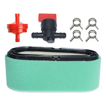 Air Filter Kit with Fuel Filter and Clamps for 496894 Models