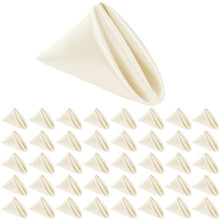 Gold Satin Napkins 40 pcs 17 inch Square