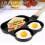 Egg Frying Pan Non-Stick Omelette Pan with Wooden Handle 2