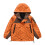 Boys Windbreaker Jacket Lightweight Hooded Red Size 8-9 1