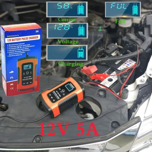 Έξυπνος αυτόματος φορτιστής μπαταρίας 12V για αυτοκίνητα και μοτοσικλέτες μ 2