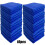 Microfiber Towels Blue Car Wash Drying Cloth 200 Pcs 8