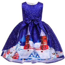Sleeveless Christmas Dress for Girls 2-8T