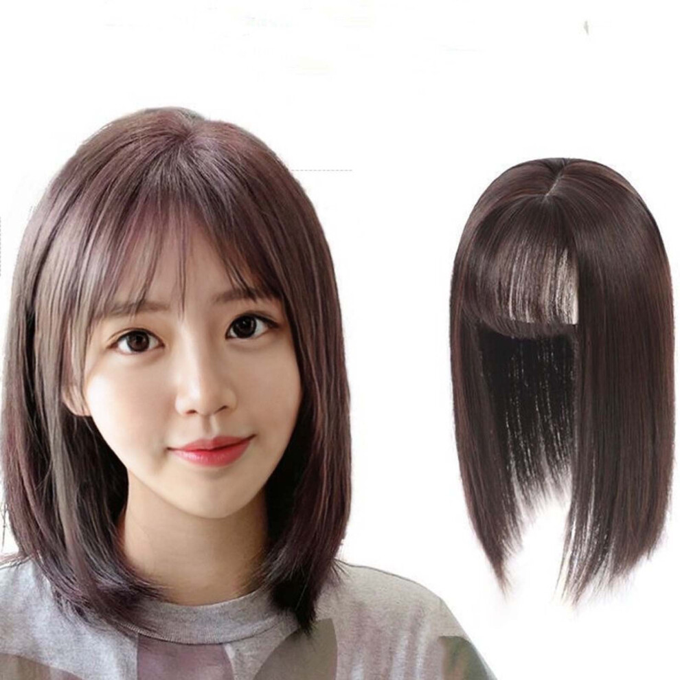 Bangs Wig Piece for Women Top of Head Hair Patch
