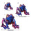 Magnetic Frog Toy 3D Printed Dark Blue M 3