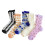 Vintage sheer ankle socks with floral lace pattern 1