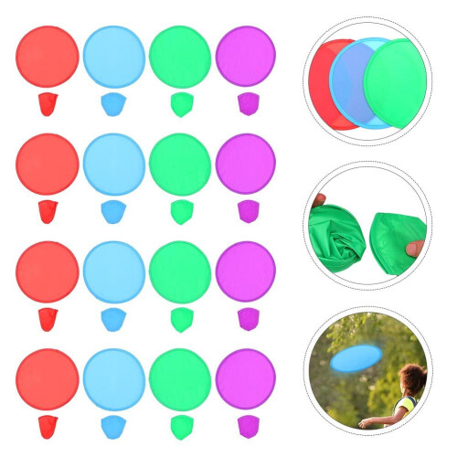 Stri Folding Flying Disc Outdoor Toy 16pcs