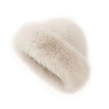 Women's Winter Faux Fur Bucket Hat Brown