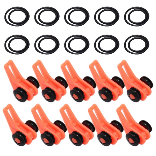 Windfall Adjustable Fishing Rod Hook Keeper Rubber Rings 1