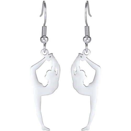 Gymnastics Earrings Ballet Gymnast Studs Dangles Team USA