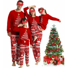 Family Matching Christmas Pajama Set Red Tree Men XXL